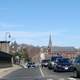 Cars driving on the Bridge in Willimantic, Connecticut