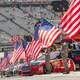 Patriotism display at Dover International Speedway, Delaware