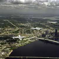 Aerial View of Jacksonville, Florida