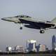 F-18 Hornet taking off from Jacksonville, Florida