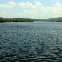 Water of the bay at Key Largo, Florida