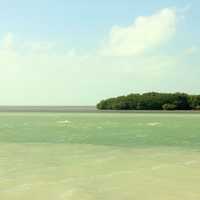 Aquamoraine waters at Marathon Islands, Florida