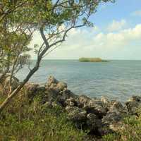 Ocean landscape at Marathon Islands, Florida