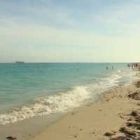 Shoreline from the other side in Miami, Florida