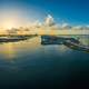 Panorama of city and sky in Miami, Florida