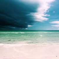 Beach seascape and sky in Florida