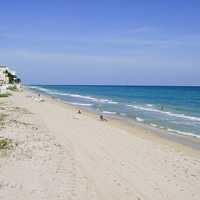 Beach landscape at South Palm Beach, Florida