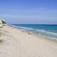 Beach landscape at South Palm Beach, Florida