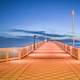 Bridge Walkway over the Ocean in Panama City, Florida