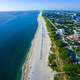 Delray Beach and seaside in Florida