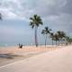 Hollywood's paved beach Boardwalk in Florida