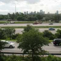 Interstate 95 passing through Fort Lauderdale in Florida