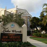 Lake Worth City Hall Building in Florida
