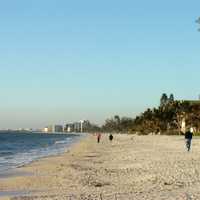 Landscape and coastline of Bonita in Florida