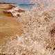 Large waves crashing onto shore in Florida