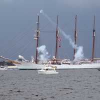 Spanish Navy Training Vessel in Pensalcola, Florida