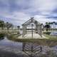 House Frames on Flooded Land