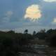 Hole in the clouds at St. Sebastion River State Park, Florida