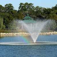 Lake Ella, Tallahassee fountain in Florida