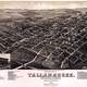 Tallahassee Cityscape in Florida in 1885