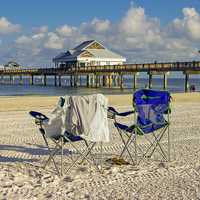 Clearwater Beach and pier in Tampa, Florida