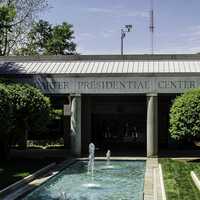 Carter Presidential Center entrance in Atlanta, Georgia