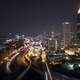 Towers and Skyscrapers lighted up at Night in Atlanta, Georgia image ...