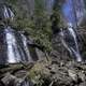 Anna-Ruby Falls landscape in Chattahooche-Oconee national forest