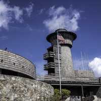 Brasstown Bald Tower in Chattahooche-Oconee National Forest, Georgia