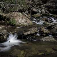 Cascading Stream Rapids in Chattahoochee-Oconee National Forest