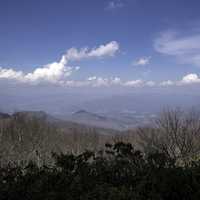 Landscape overlook from Brasstown Bald, Georgia