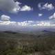 Landscape Overlook under sky and clouds at Brasstown Bald, Georgia