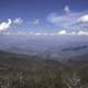 Mountains and Valley under sky and clouds from Brasstown Bald, Georgia