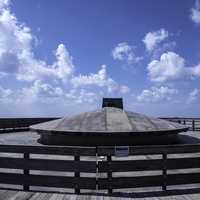 Tower Dome under the sky at Brasstown Bald, Georgia