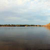 Lake View and landscape at Reed-Bingham State Park, Georgia