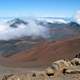 View of the visitors center in Haleakala National Park, Hawaii