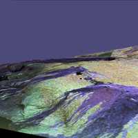 3d radar view of Hawaii Volcanoes National Park