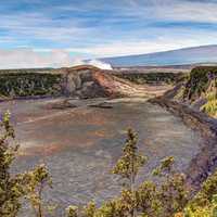 Kilauea  Iki Crater landscape at Hawaii Volcanoes National Park