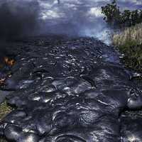 Pahoehoe Lava Field at Hawaii Volcanoes National Park