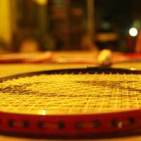 Closeup of Tennis Racket