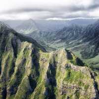 Mountains and scenic Peaks in Hawaii