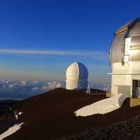 Observatory telescopes at Mauna Kea, Hawaii