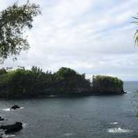  Onomea Bay from the scenic route through Papaikou and Pepeekeo in Hawaii