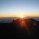 Sunset over Mauna Kea in Hawaii