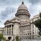 Close-up of the Wisconsin Capital building in Boise, Idaho