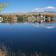 Town on the shore of the lake landscape in Boise, Idaho