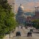 View of Streets and State Capital in Boise, Idaho