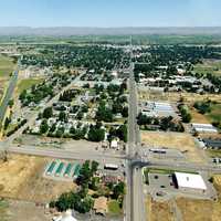 Aerial View of Gooding, Idaho