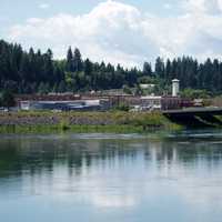 Kootenai River landscape near Bonners Ferry, Idaho