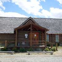 Log Chapel in Stanley, Idaho